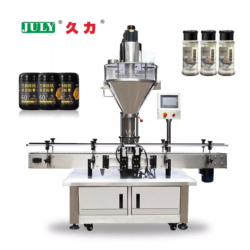 Automatic Granule Powder Filling Machine | High Accuracy 10-2000g Powder Bottling Equipment