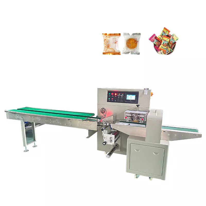 High-Speed Horizontal Pillow Packaging Machine | 40-320 Bags/Min Flow Wrapper