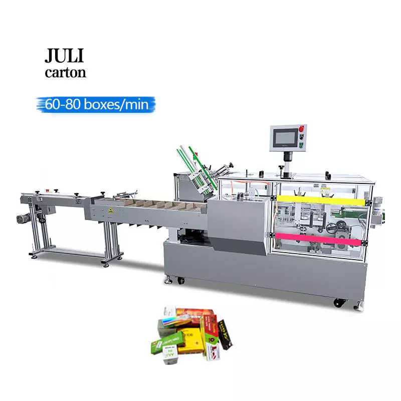 High-Speed Automatic Cartoning Machine | 60–80 Boxes Per Minute Industrial Box Packer