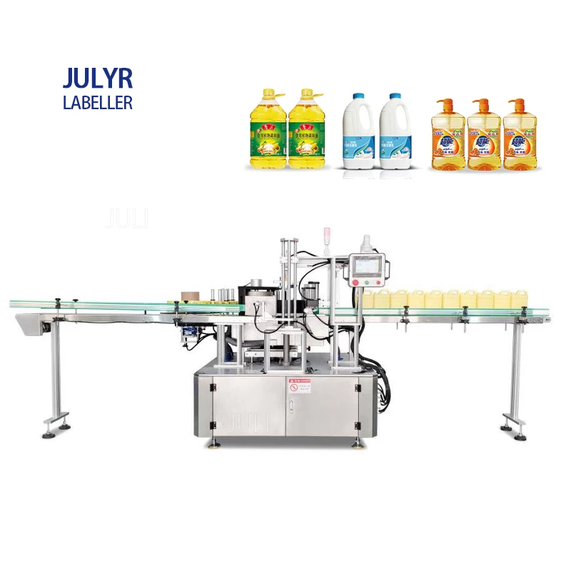 Hot Melt Glue Square Bottle Labeling Machine