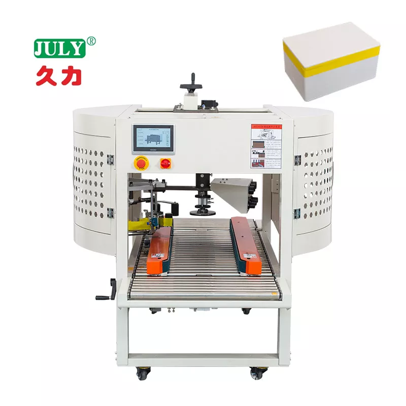 Foam Box Tape Wrapping and Sealing Machine