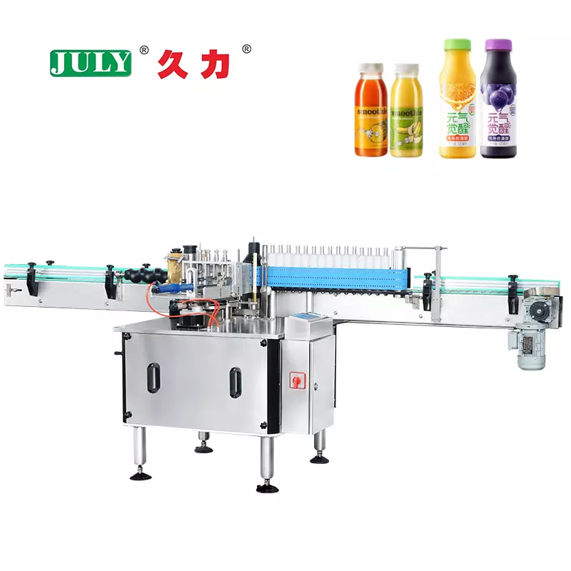 Automatic Wet Glue Labeling Machine Round Bottle Labeling Machine