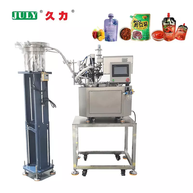 Automatic Spout Pouch Filling Machine