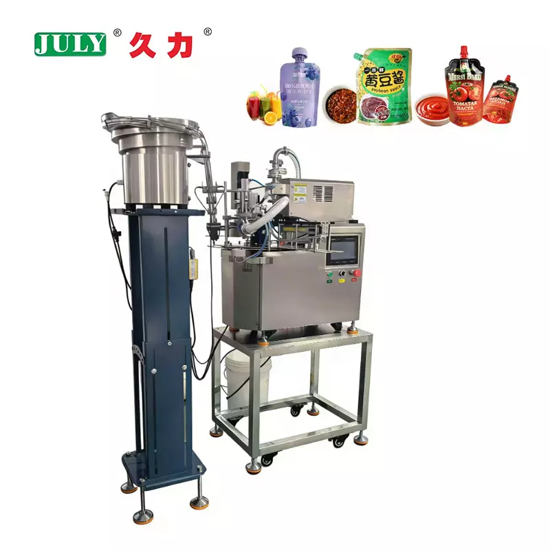 Automatic Spout Pouch Filling Machine