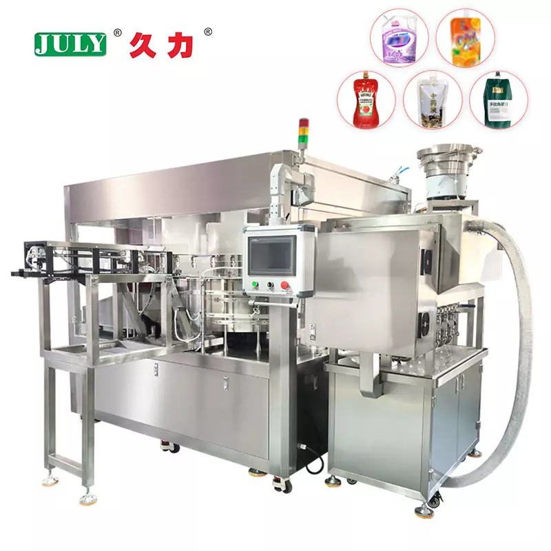 Automatic Spout Pouch Filling Machine